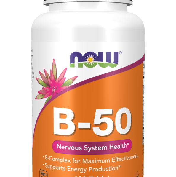 NOW Vitamin B-50 complex tabs
