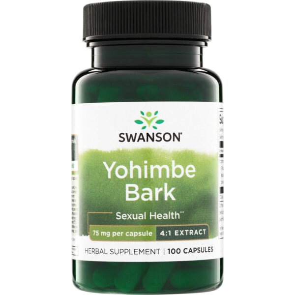 Swanson Yohimbe Bark - 4:1 Extract 75 mg
