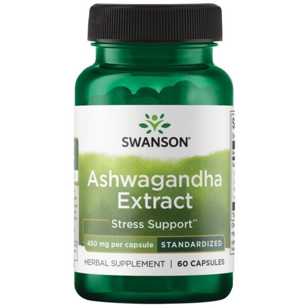 Swanson Ashwagandha Extract - Standardized 450 mg