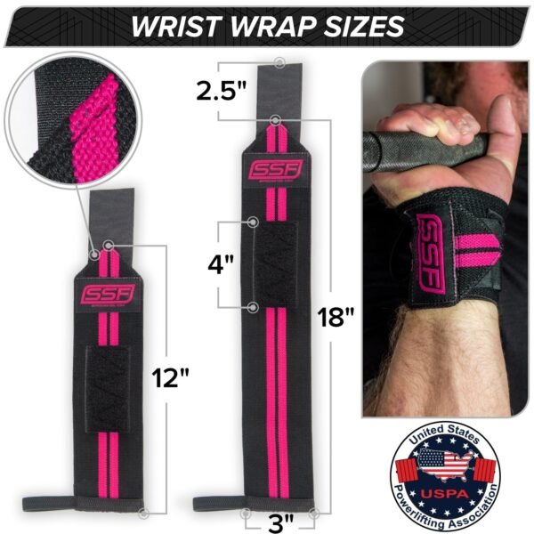 PASKI #18 / LIFTING WRIST STRAPS NARROW