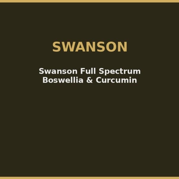 Swanson Full Spectrum Boswellia & Curcumin
