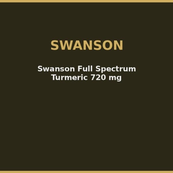 Swanson Full Spectrum Turmeric 720 mg