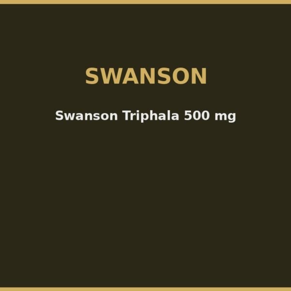 Swanson Triphala 500 mg