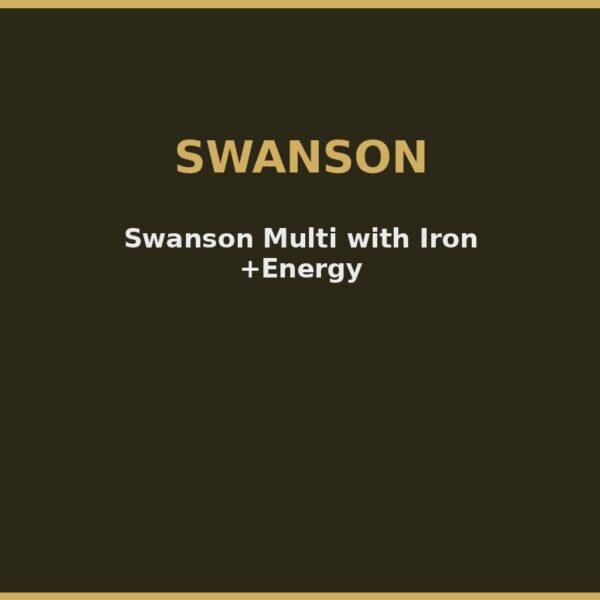 Swanson Multi with Iron +Energy