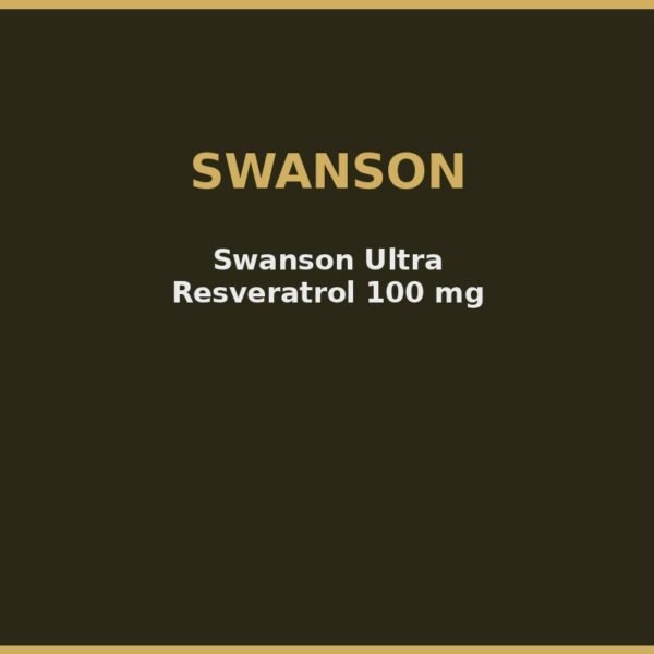 Swanson Ultra Resveratrol 100 mg