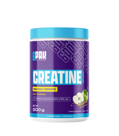 6PAK Creatine Monohydrate jar