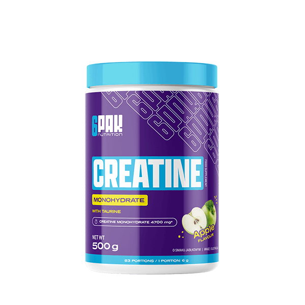 6PAK Creatine Monohydrate jar