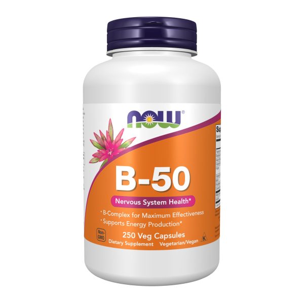 NOW Vitamin B-50 complex tabs
