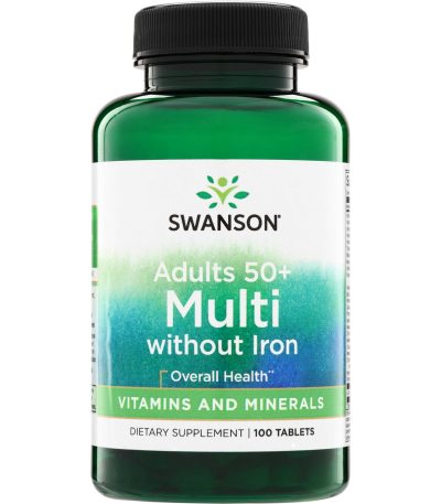 Swanson Adults 50+ Multi without Iron