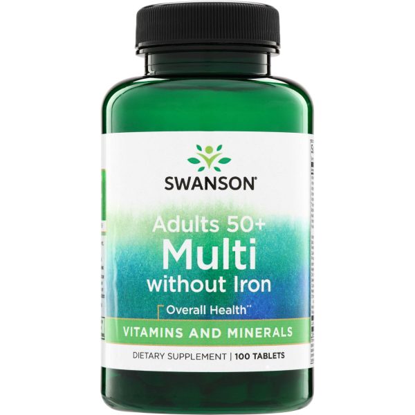Swanson Adults 50+ Multi without Iron